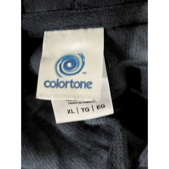 Tie-Dye Colortone Hoodie With Cat Print & "Meow" Text Design - Picture 5 of 9